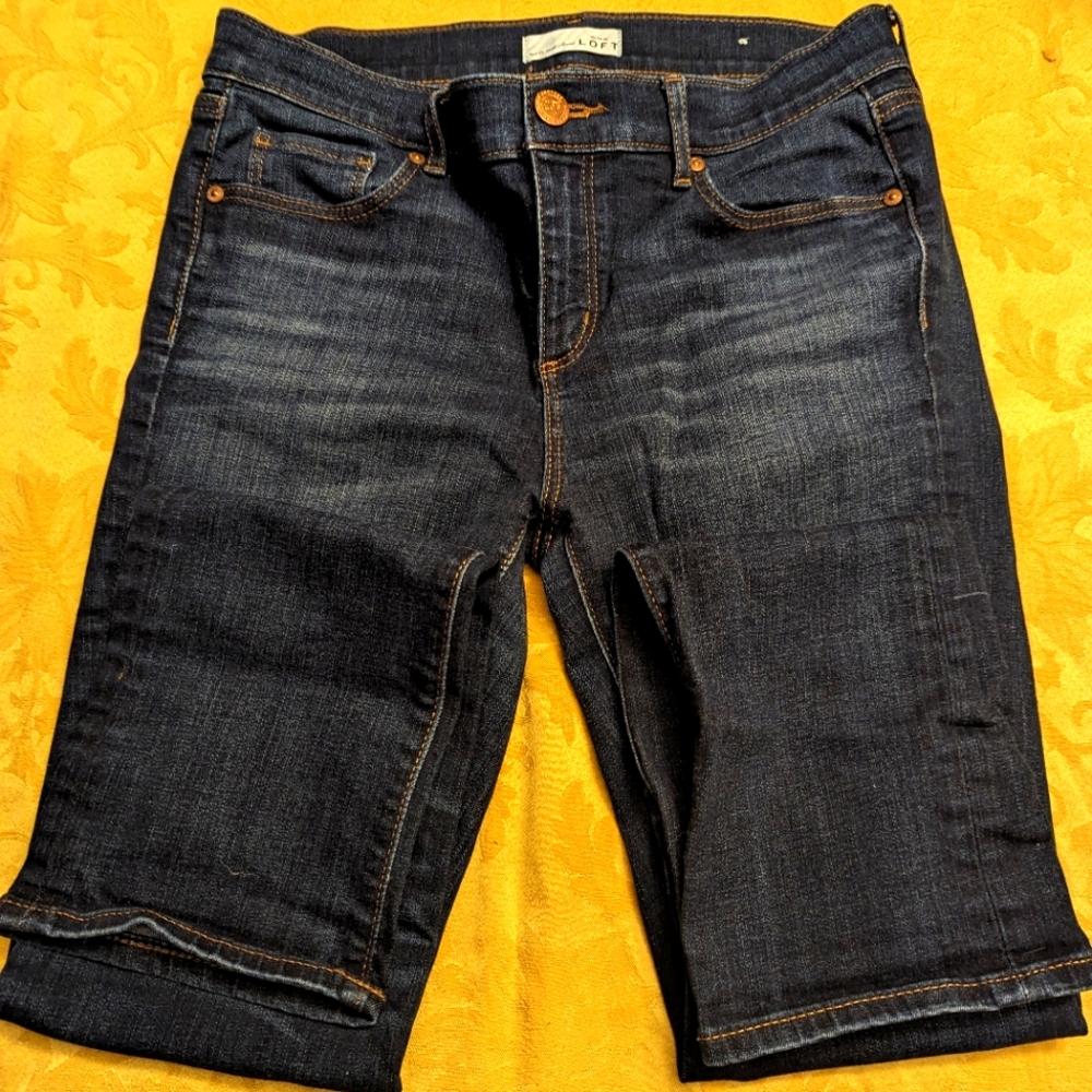LOFT Modern Straight Jeans